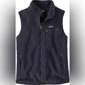 Patagonia Retro Pile Vest in Navy - Size Small - NWT